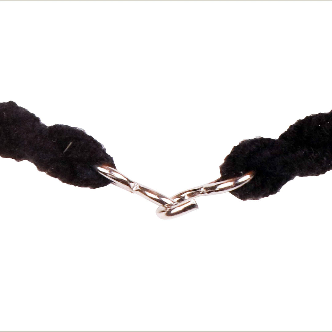 12 Pieces Elastic Boot Bands Military Boot Leg Straps Blousing Garters with Metal Hooks for USMC Air Force Navy Army, Black,6 Pairs