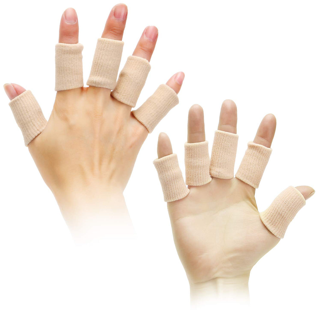 Senkary 20 Pieces Finger Sleeves Protectors Thumb Brace