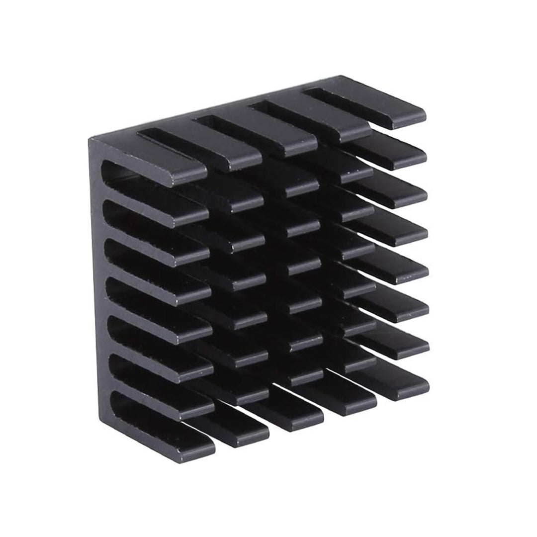 10PCS 20mm Heatsink Kit 20x20x10mm/ 0.79x0.79x0.39inch with Thermal Conductive Adhesive Tape, Cooler Heat Sink for Cooling GPU IC Chips VRAM VGA RAM (20mmx20mmx10mm)