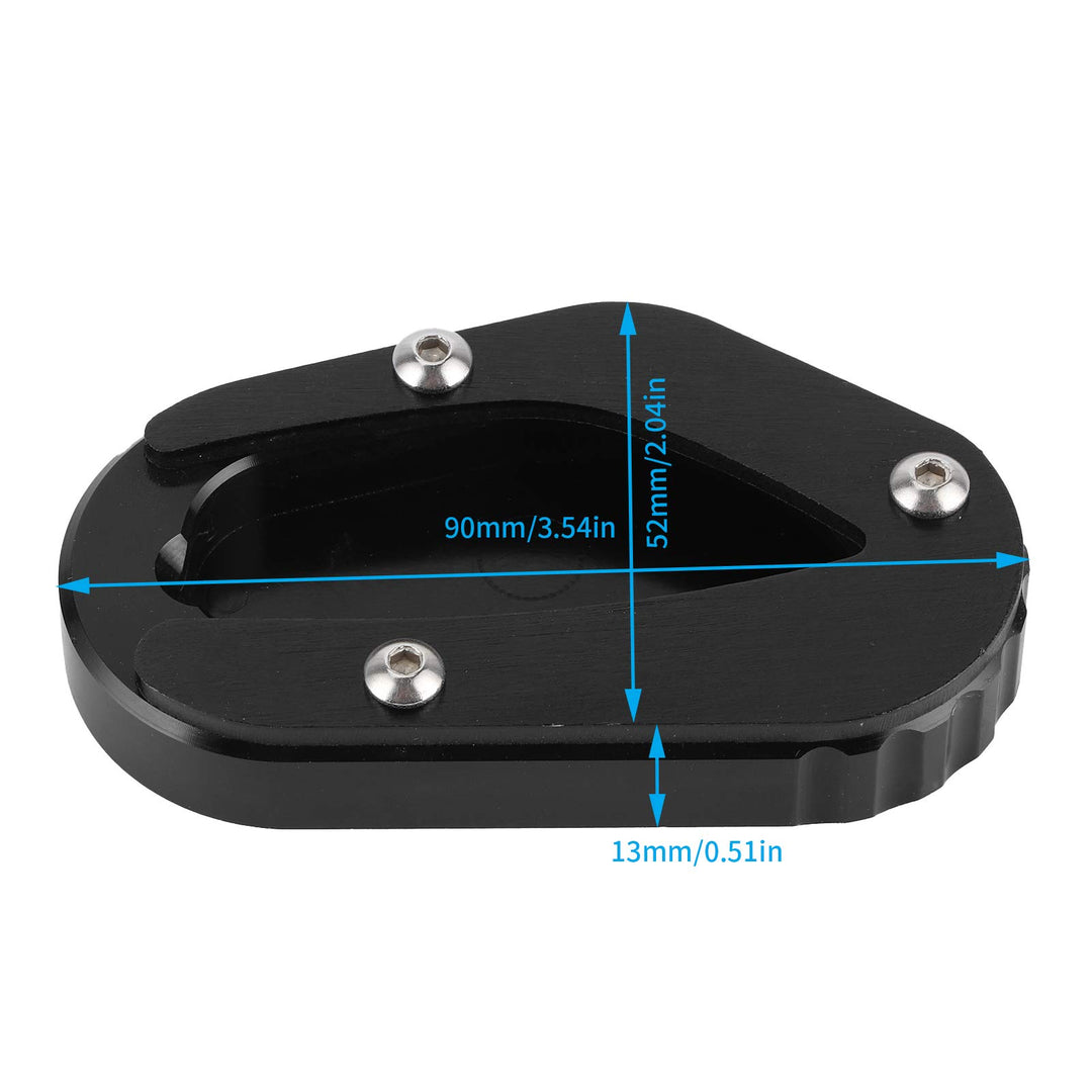 Motorcycle Kickstand Pad Side Stand Enlarge Pad Support