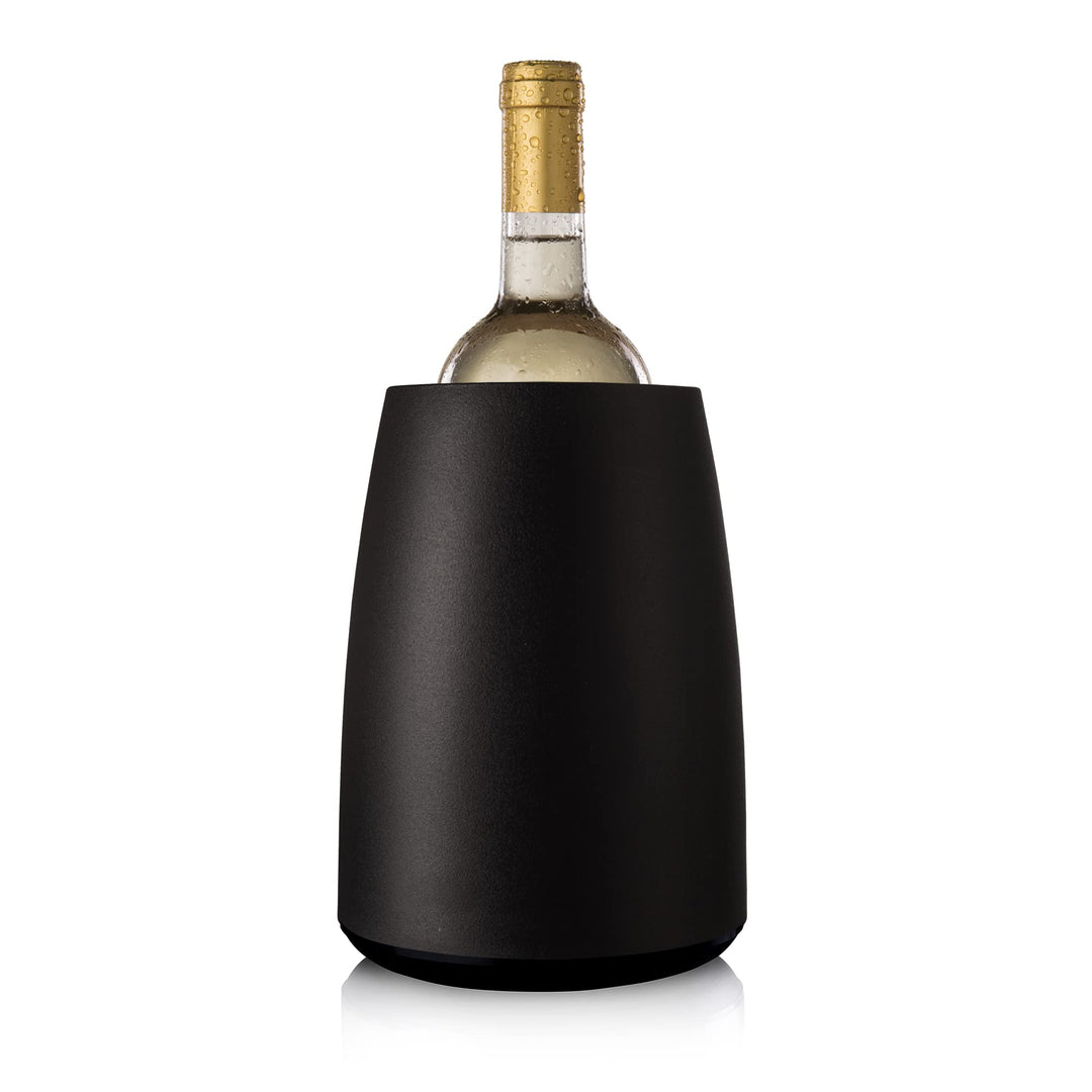 Active Cooler Wine Elegant - Reusable Wine Bottle Cooler - Black - Wine Cooler Sleeve For Standard Size Bottles - Insulated Wine Bottle Chiller to Keep Wine Cold