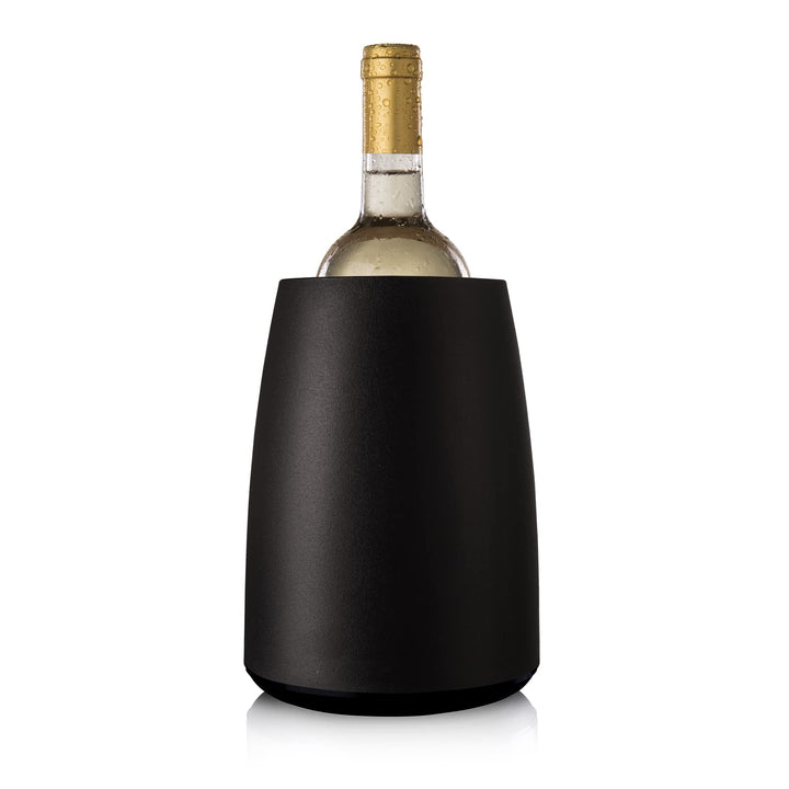 Active Cooler Wine Elegant - Reusable Wine Bottle Cooler - Black - Wine Cooler Sleeve For Standard Size Bottles - Insulated Wine Bottle Chiller to Keep Wine Cold