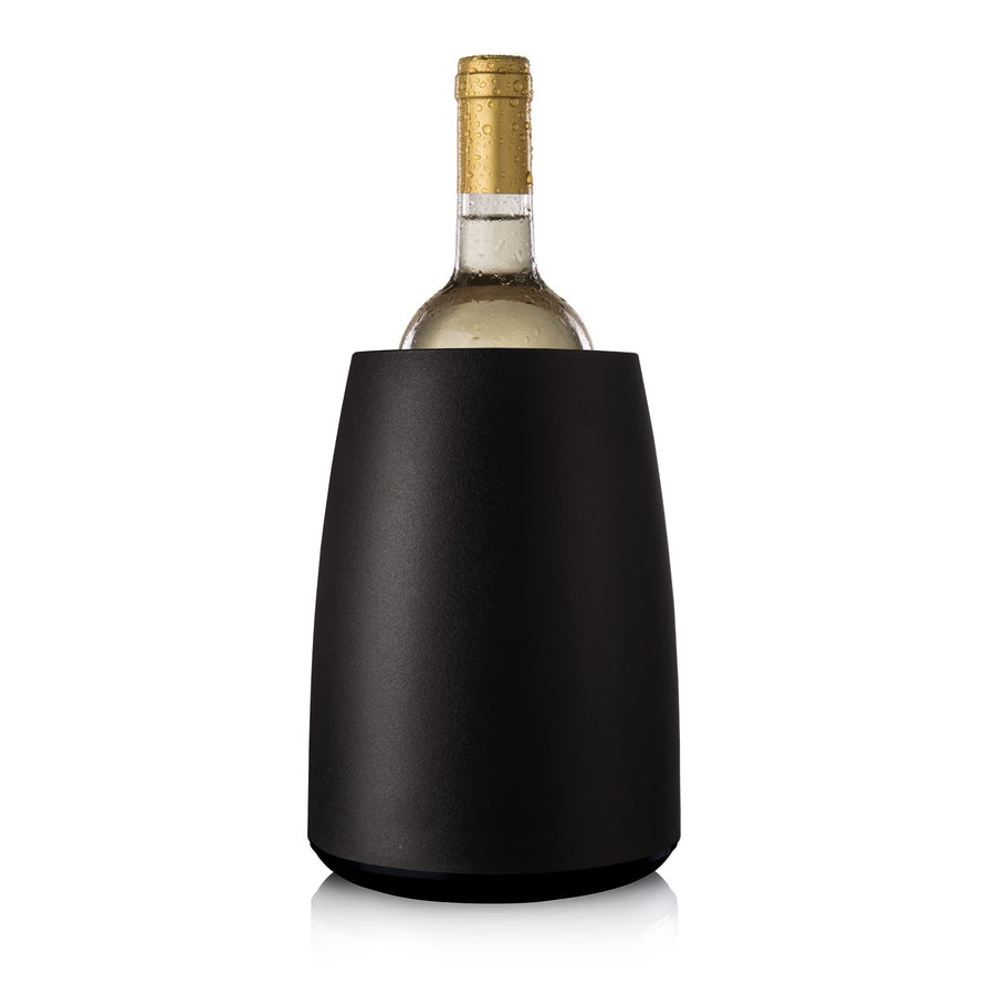 Active Cooler Wine Elegant - Reusable Wine Bottle Cooler - Black - Wine Cooler Sleeve For Standard Size Bottles - Insulated Wine Bottle Chiller to Keep Wine Cold
