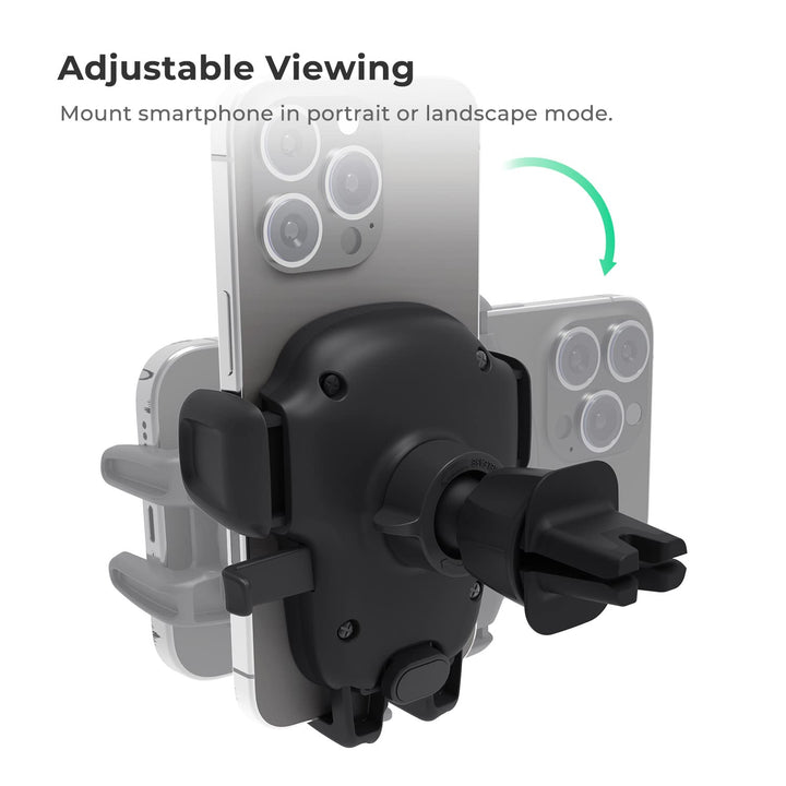 iOttie Easy One Touch 5 Air Vent & Flush Mount Combo - Universal Car Mount Phone Holder for iPhone, Google, Samsung, Moto, Huawei, Nokia, LG, and all other Smartphones