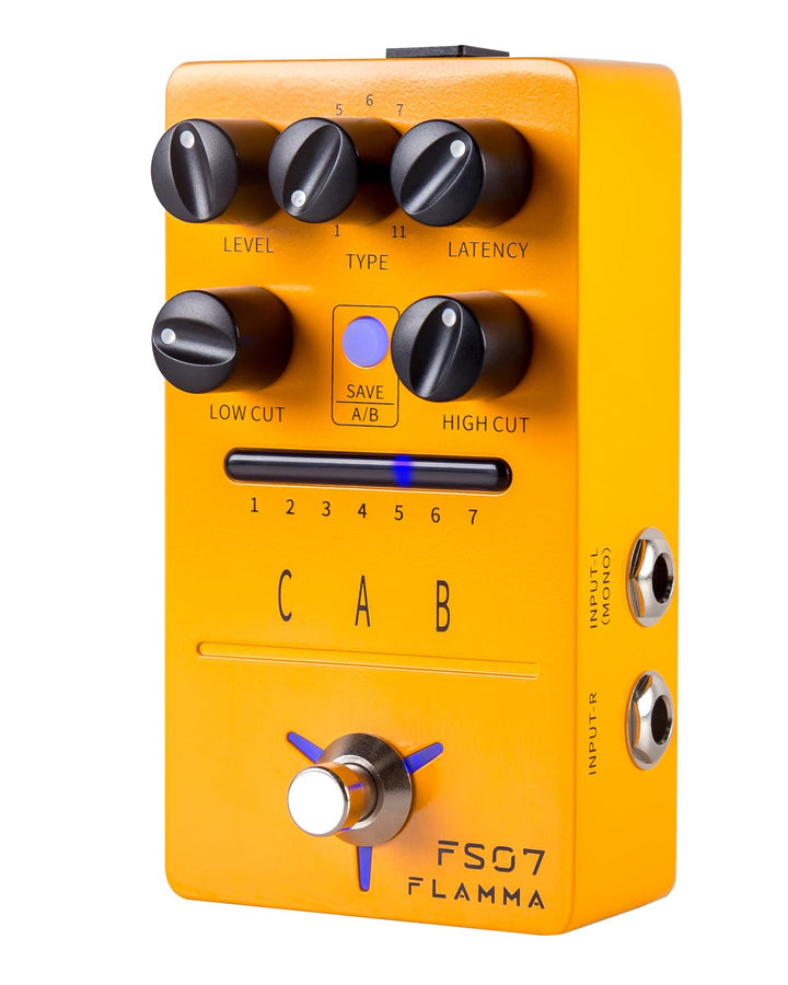 FS07 Stereo Simulation Pedal 7 User Preset Slots Support IR Loading Software Editing