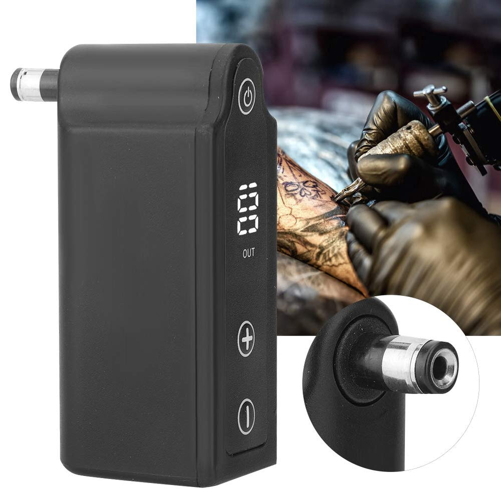 Tattoo Power Supply - Professional Mini Wireless Tattoo Power Tattoo Supply With DC Connection for Tattoo Pen Rotary Tattoo Machine
