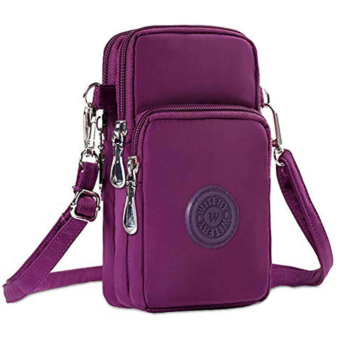 Waterproof Nylon Cute Crossbody Cell Phone Purse Smartphone Wallet Bag for Women Teen Girls