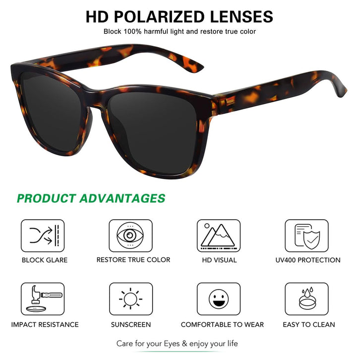 MEETSUN Polarized Sunglasses for Women Men Classic Retr