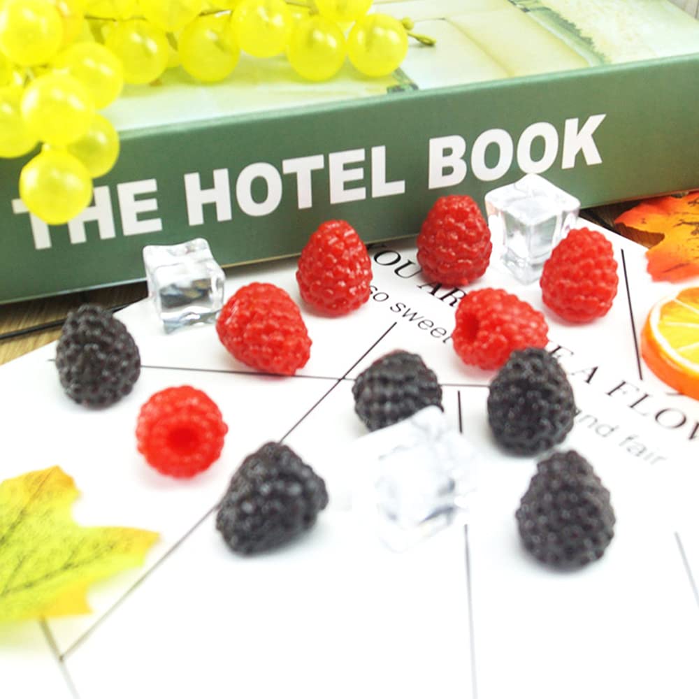 RAYNAG 20pcs Artificial Raspberry Fake Simulation Fruit