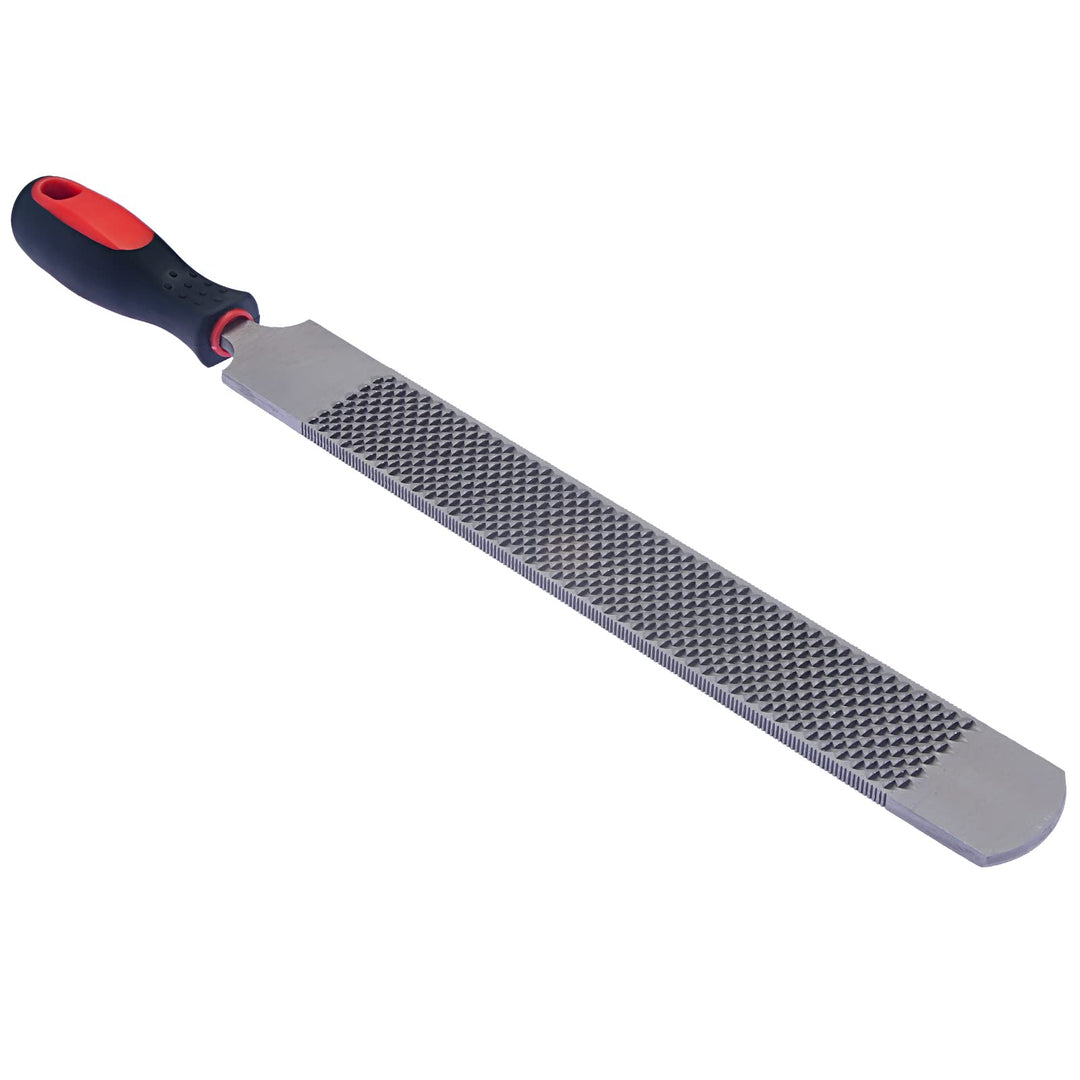 wevsuipo Hoof Rasp for Horses, Horseshoe File, 18 Inches Black Farrier Hoof Rasp Tool with Handle, Suitable for Repair Horse Hooves, Goat Hooves, Cow Hooves and Wood Working
