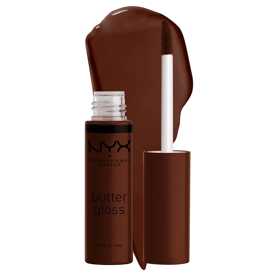 Butter Gloss Brown Sugar, Non-Sticky Lip Gloss - Lava Cake (Rich Brown)