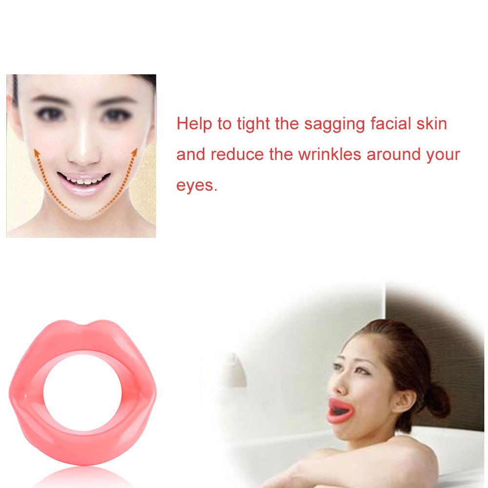 Facial Slimming Tool,Silicone Face Lifting Lip Exercise