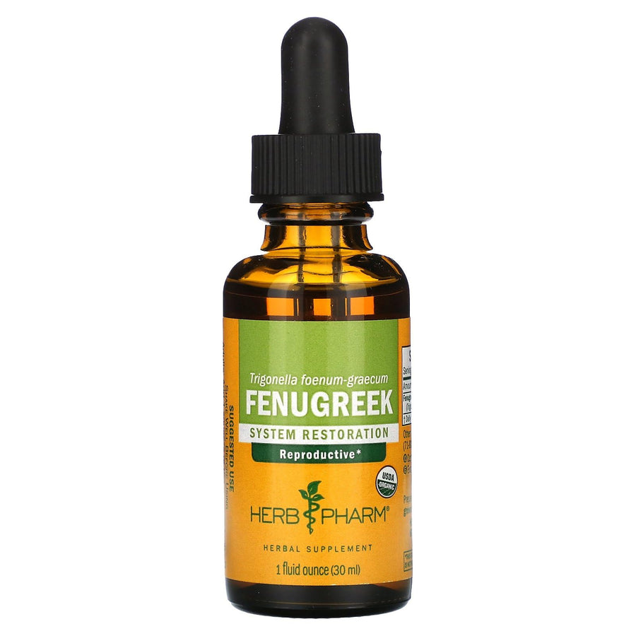 Herb Pharm Certified Organic Fenugreek Liquid Extract f