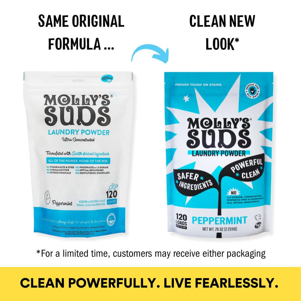 Molly's Suds Natural Laundry Powder, 70 Loads, 2lbs