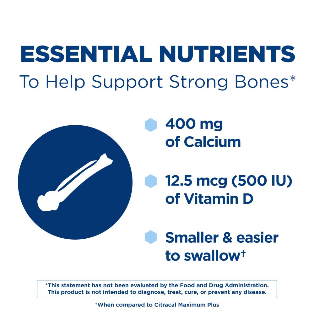 Citracal Petites, 400 mg Calcium Citrate, Easily Absorb