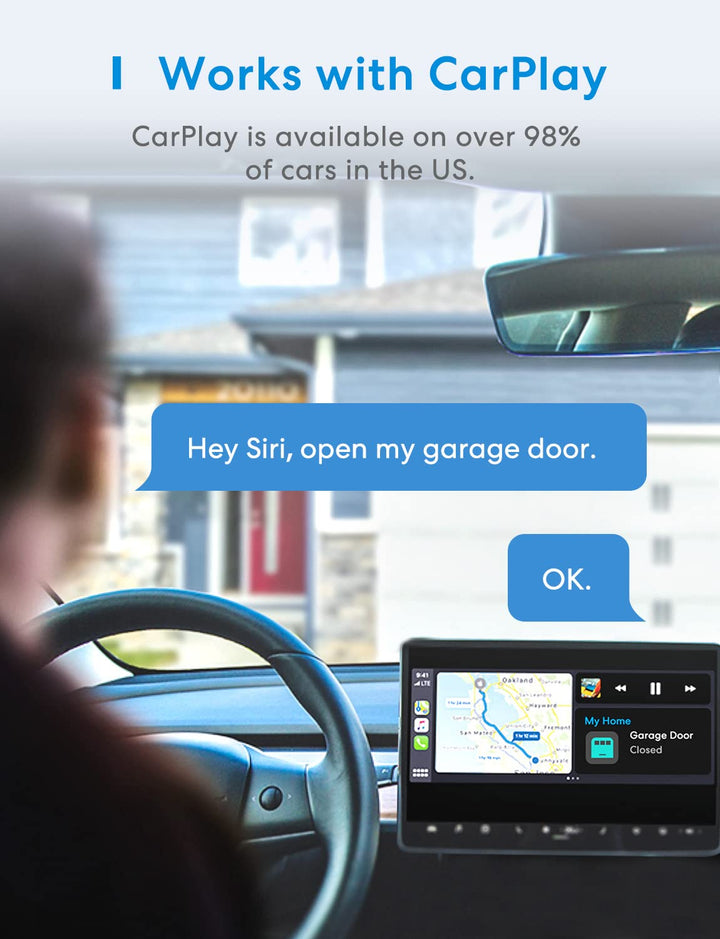 meross Smart Garage Door Opener Remote with External An