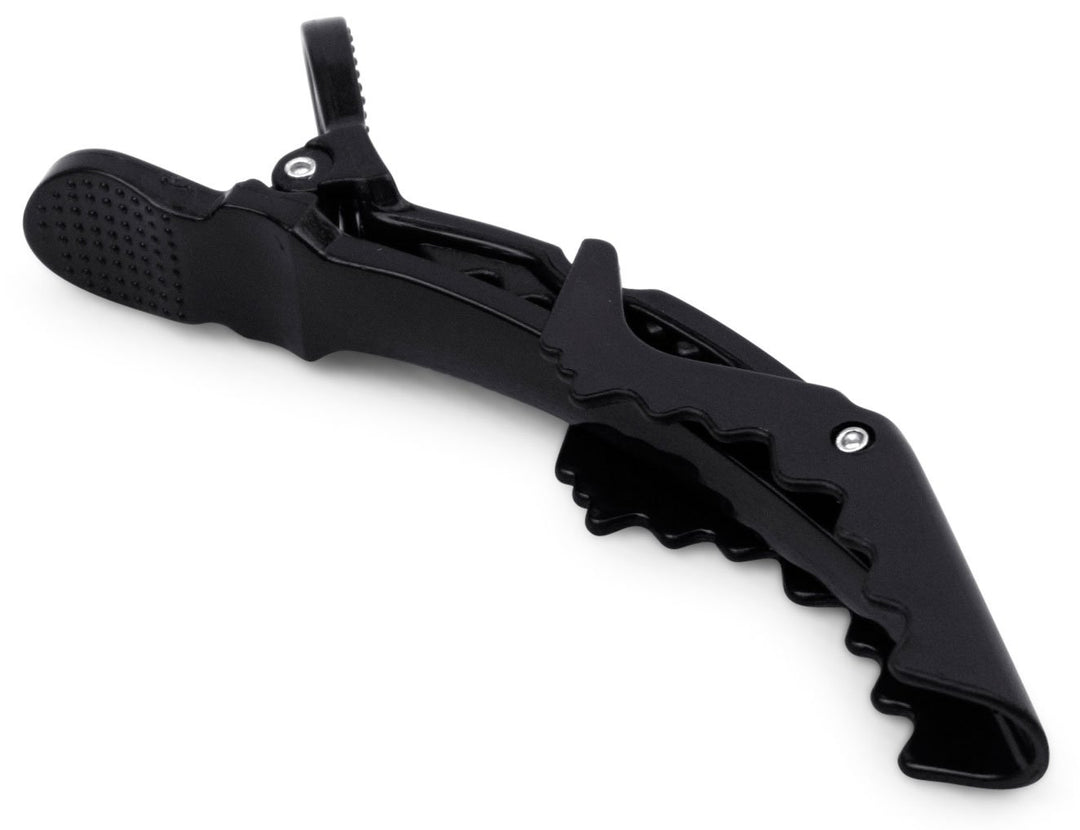 Tamer Croc Styling Clips, Black, 12 Pack