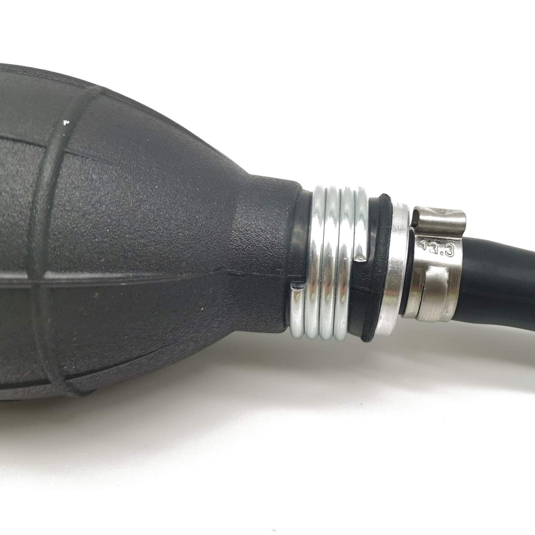 Fuel Line Assembly, 5/16 Hose Line Marine Outboard Boat Motor RVs Fuel Assembly with Primer Bulb Steel Hose Clamps 6FT