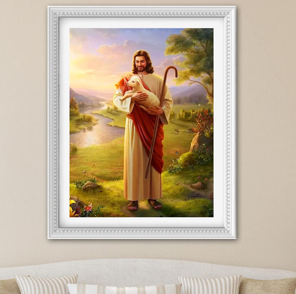 pigpigboss Religion Jesus Diamond Painting Kit 5D Full 