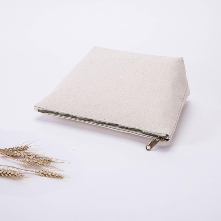 Zipper Closure Insert Purse Organizer Bag In Bag Tote Insert Organizer Tote Shaper (Beige)