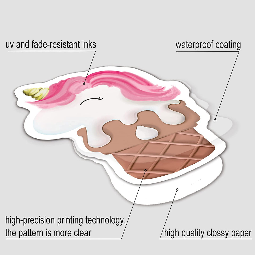 ANERZA Stickers for Water Bottles, 100 PCS Cute Reusabl
