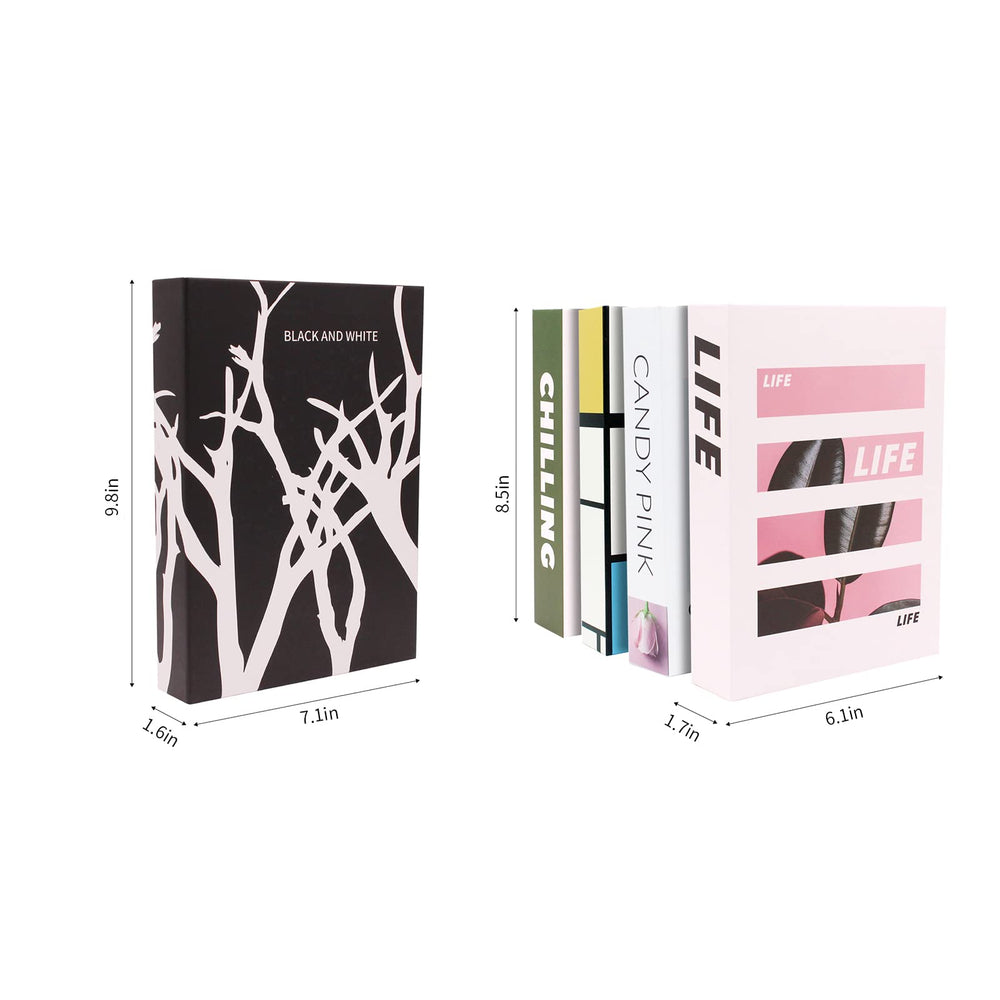 Decorative Faux Books for Decoration,Decorative Books for Home Decor,Fake Books for Decoration,Hardcover Fashion Storage Boxes Decor Books Set for Coffee Table,Entry Table,Living Room Decor (Green C)