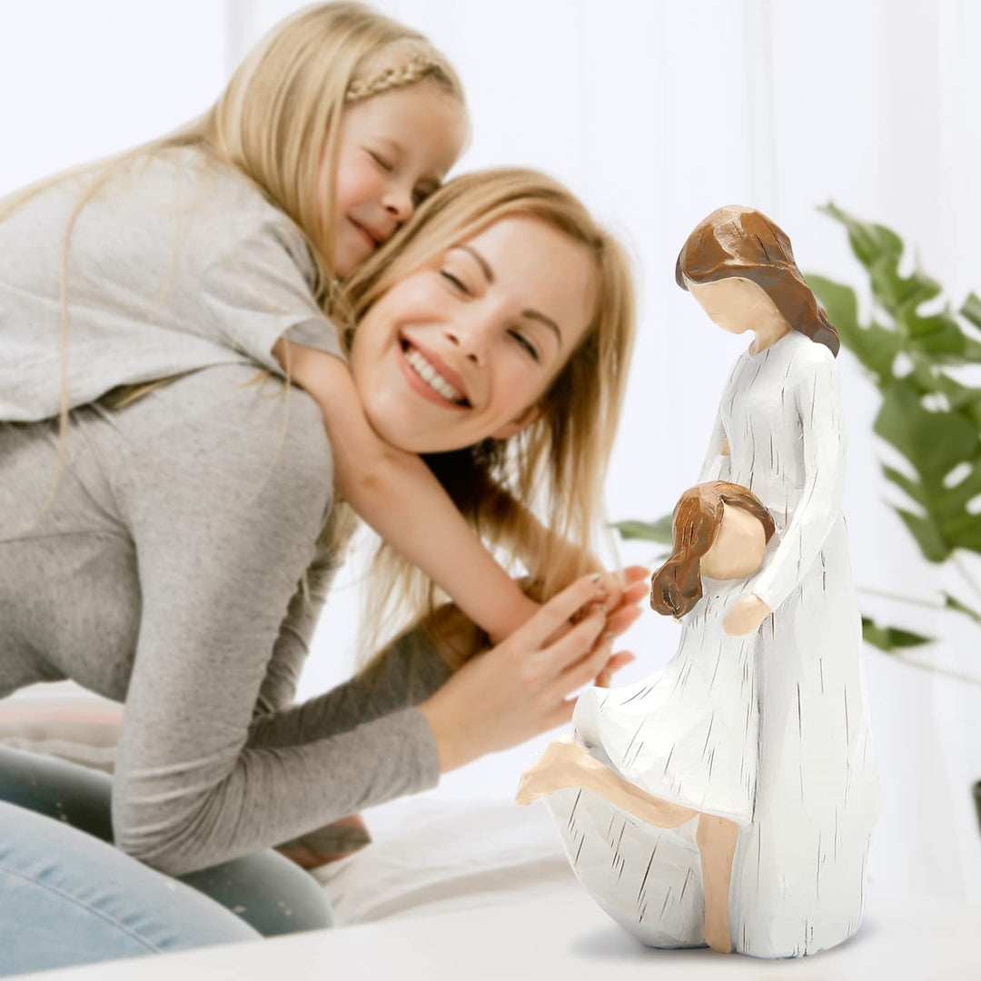 6 Decorations Handmade polyresin Ornaments Sweet Figurines Decor Home Table Decorations Birthday Gifts to Mom from Daughter