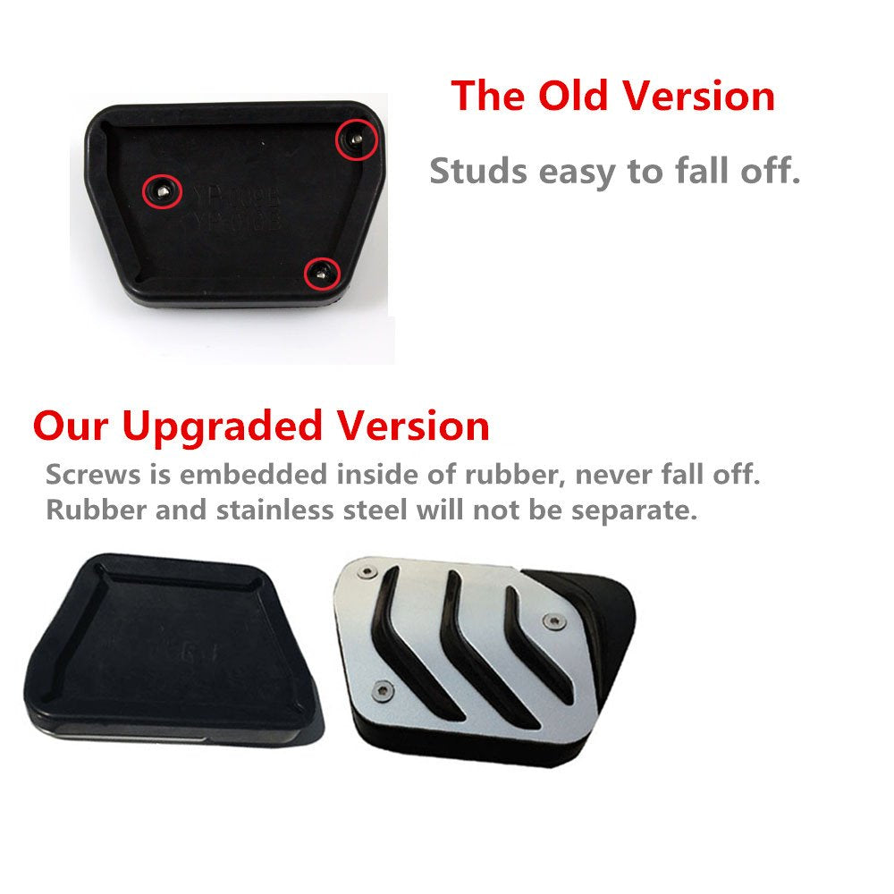 Jaronx Compatible with BMW Pedal Covers, No Drill Gas B