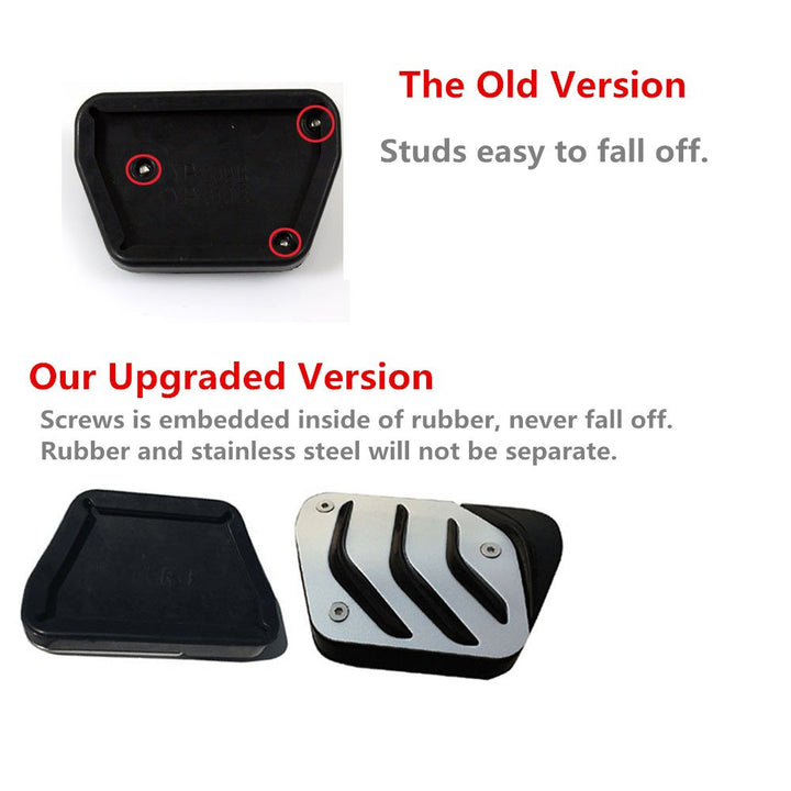 Jaronx Compatible with BMW Pedal Covers, No Drill Gas B
