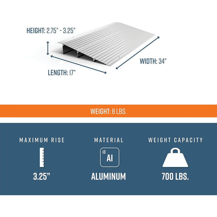 EZ-ACCESS Transitions Portable Self Supporting Aluminum