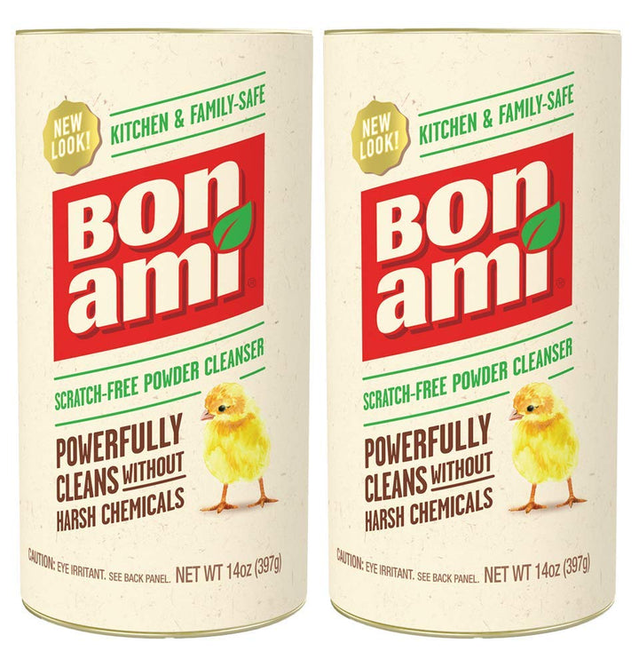 Bon Ami Powder Cleanser - Kitchen and Bath - 14 oz - Cleans without Scratched by Bon Ami