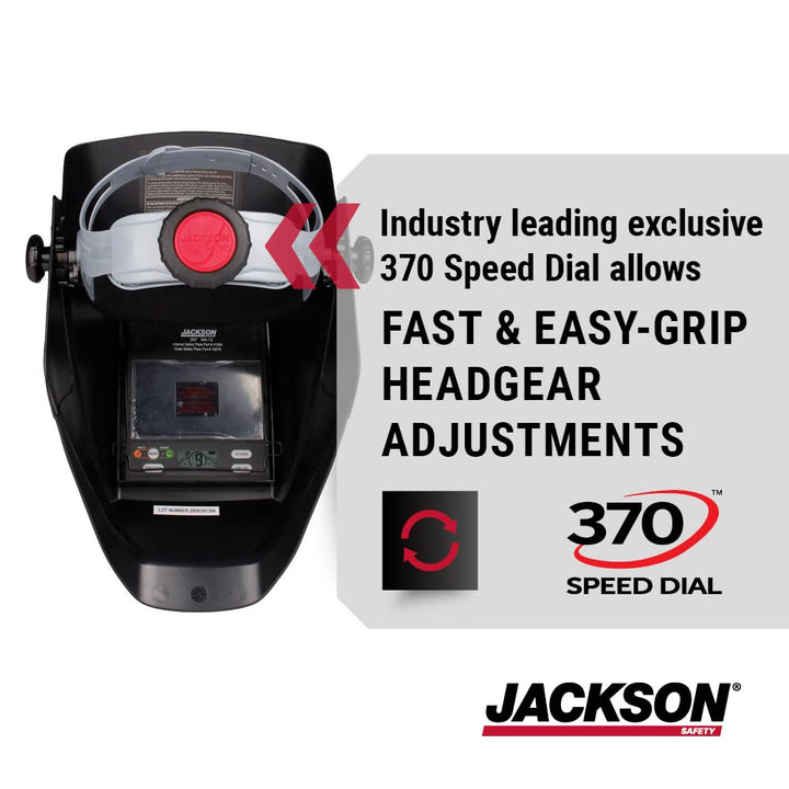 Jackson Safety HSL 100 Welding Hood - Auto Darkening Welding Helmet with Insight Digital Variable ADF - Narrow Shell for Tight Spaces - ANSI Z87.1
