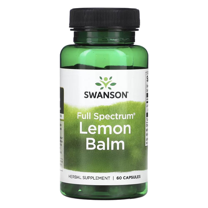 Swanson Full Spectrum Lemon Balm Relaxation Sleep Suppo