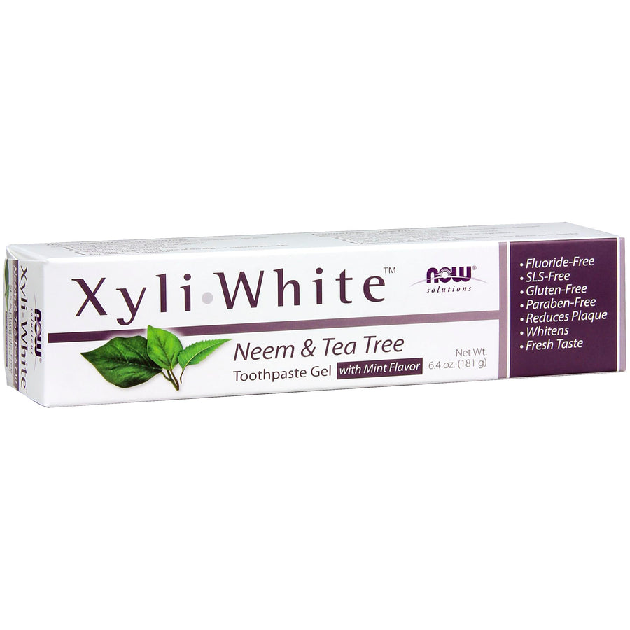 Now Foods, XyliWhite Toothpaste Gel, Neem & Tea Tre