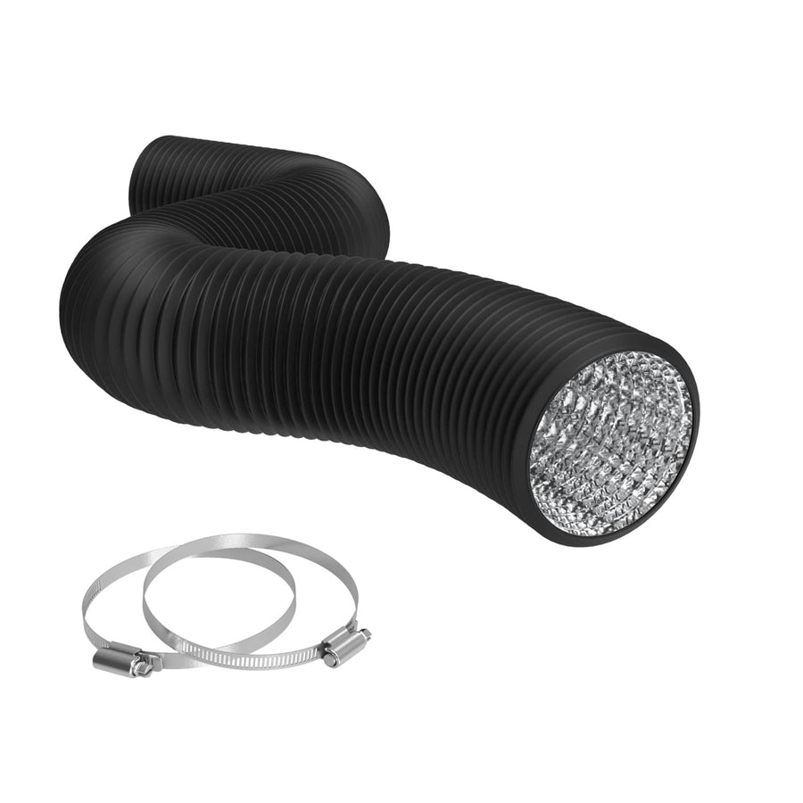 TerraBloom 8 Inch Aluminum Flex Duct - 8 FT Long, Flexi
