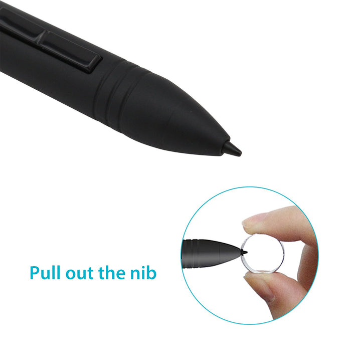 Huion P80 Rechargeable Digital Pen Stylus for Graphics Drawing Tablet Huion New 1060PLUS, WH1409(2048), H610PRO, W58, DWH69, 680TF, Gaomon 1060PRO, M106K, WH850