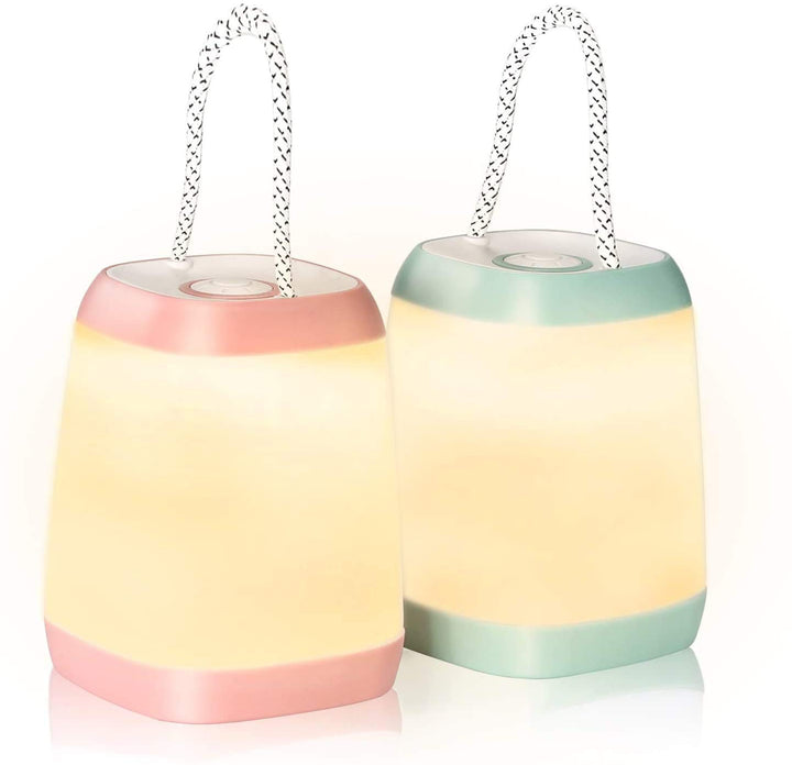 LED Camping Light 2 Pack Portable LED Tent Lantern 3 Modes for Backpacking Camping Hiking Emergency Light Battery Powered Lamp for Outdoor and Indoor