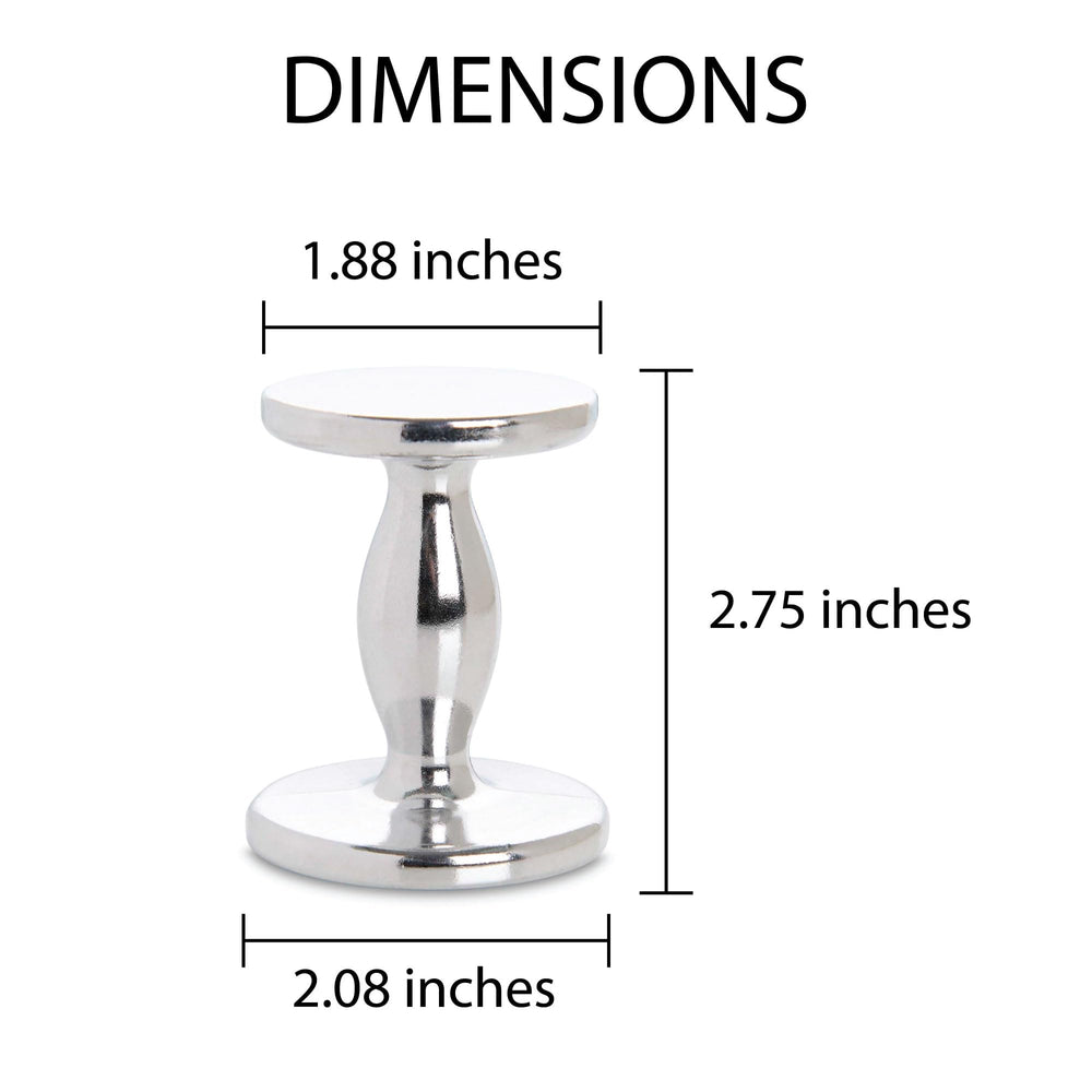 Dual-Sided Espresso Tamper, 4-Ounce Weight, 48-Millimeter and 53-Millimeter
