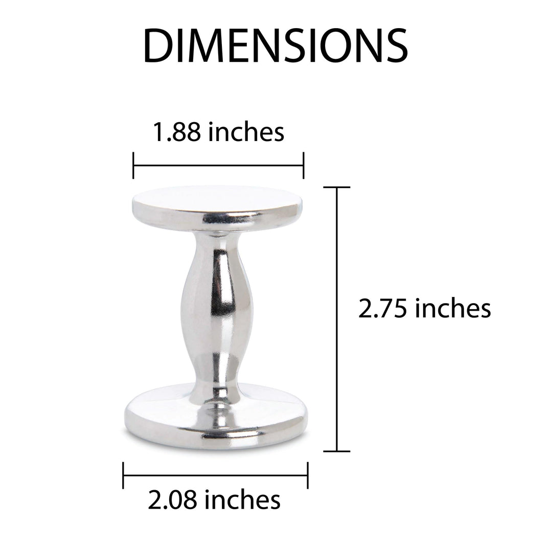 Dual-Sided Espresso Tamper, 4-Ounce Weight, 48-Millimeter and 53-Millimeter