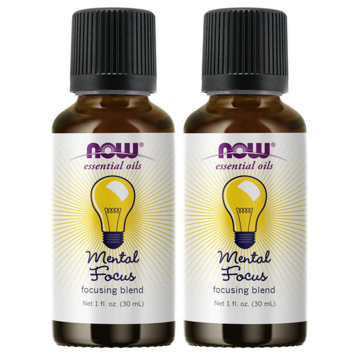 Mental Focus Oil Blend, 1 Fluid Ounce (2 Pack)