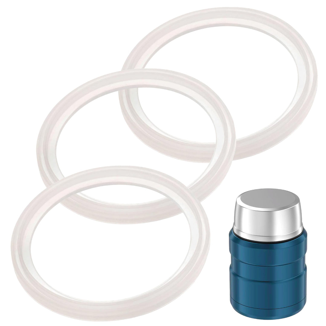 [3 Pack] Gaskets fits Thermos Stainless King Food Jar 16 and 24 Ounce “ Seals/O-Rings with No BPA/Phthalate/Latex - Replacement for 16 and 24 Ounce Containers