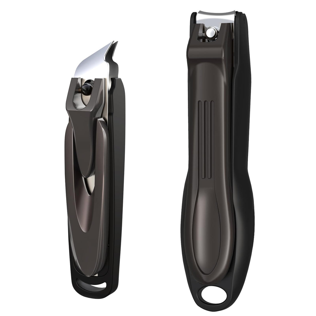 GLAMFIELDS Large Nail Clipper Set (8Pcs), Toe Nail Clip