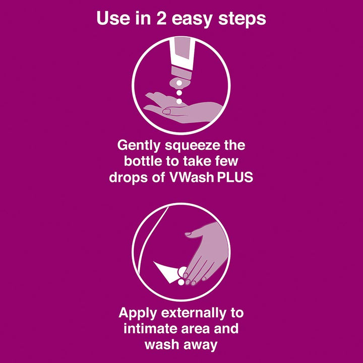 VWash Plus Expert Intimate Hygiene, 100ml, Hygiene Wash