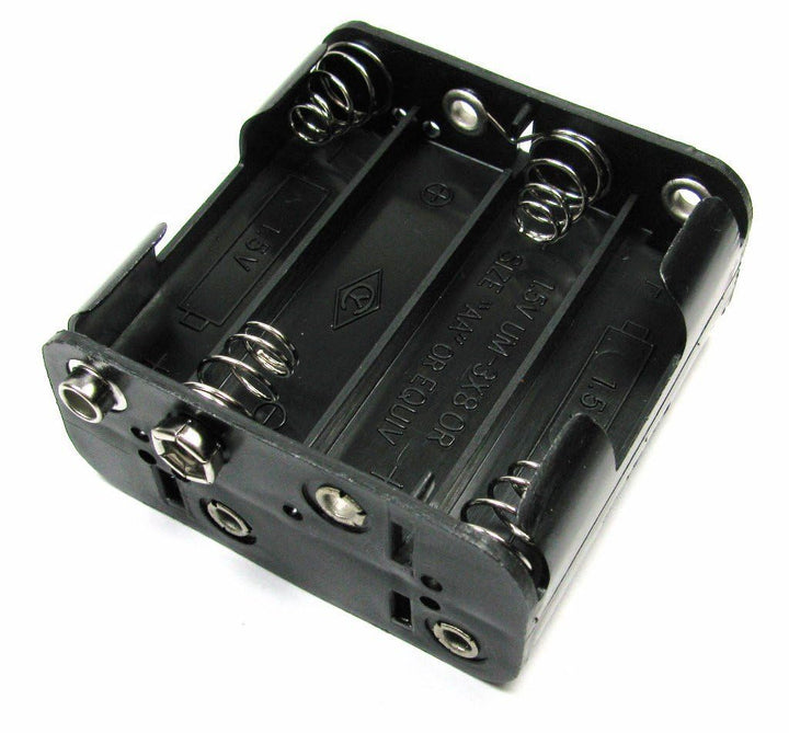 8 AA Battery Holder with Snap Connector 12V / 9.6V by Corpco