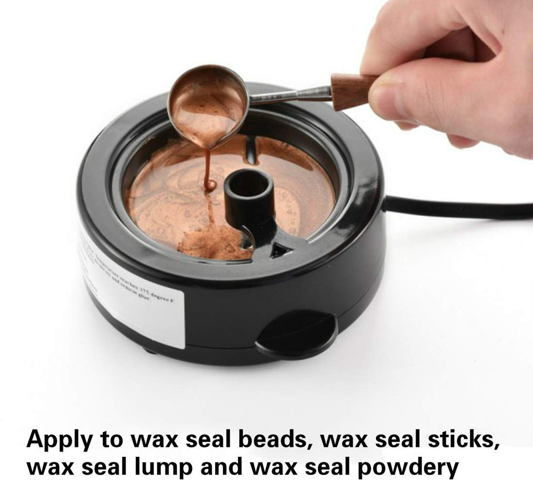 Sealing Wax Melting Furnace, Wax Seal Warmer Wax, Melting Furnace Tool for Melting Wax Seal Sticks, Sealing Wax Beads (Electric Wax Melting Furnace - Mini Glue pot)
