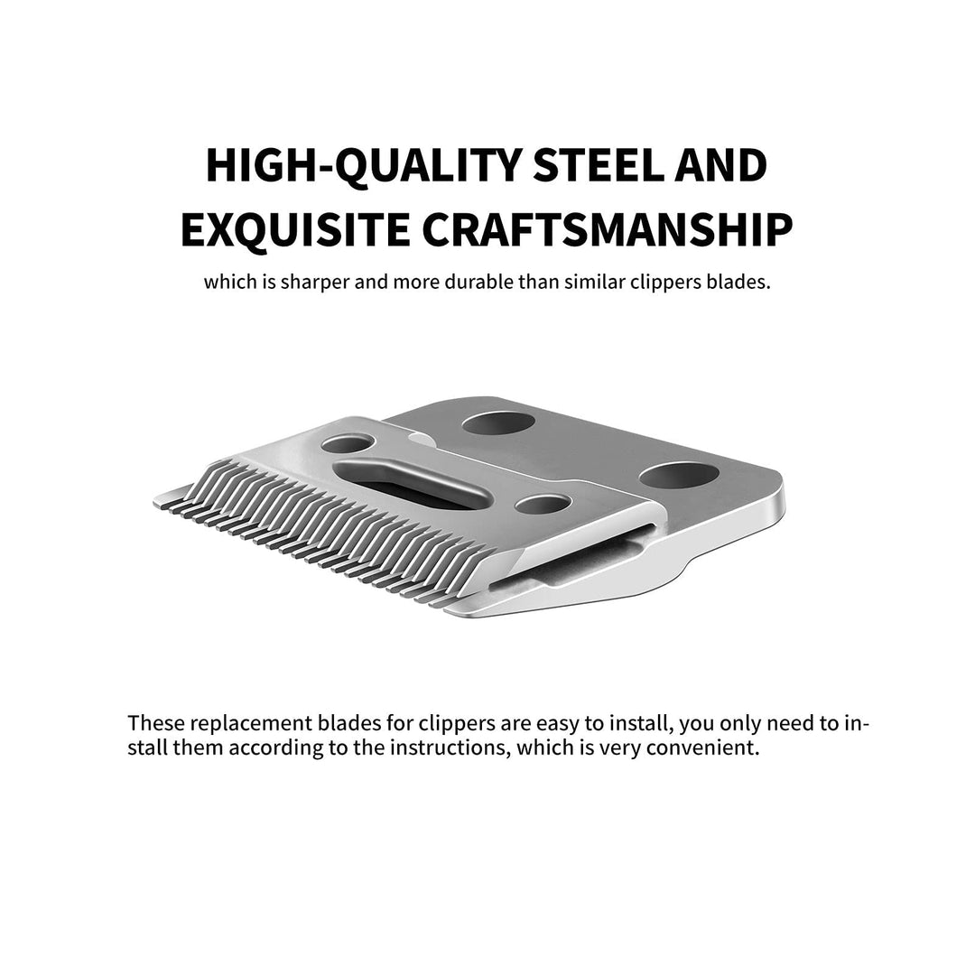 Professional Replacement Clipper Blades,Precision 2 Holes Adjustable Hair Clipper Parts Blade for Wahl Clippers,Wahl 5-Star Senior, Magic Clip, Reflections Senior