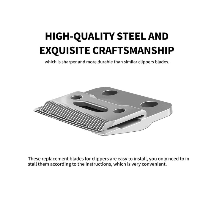 Professional Replacement Clipper Blades,Precision 2 Holes Adjustable Hair Clipper Parts Blade for Wahl Clippers,Wahl 5-Star Senior, Magic Clip, Reflections Senior