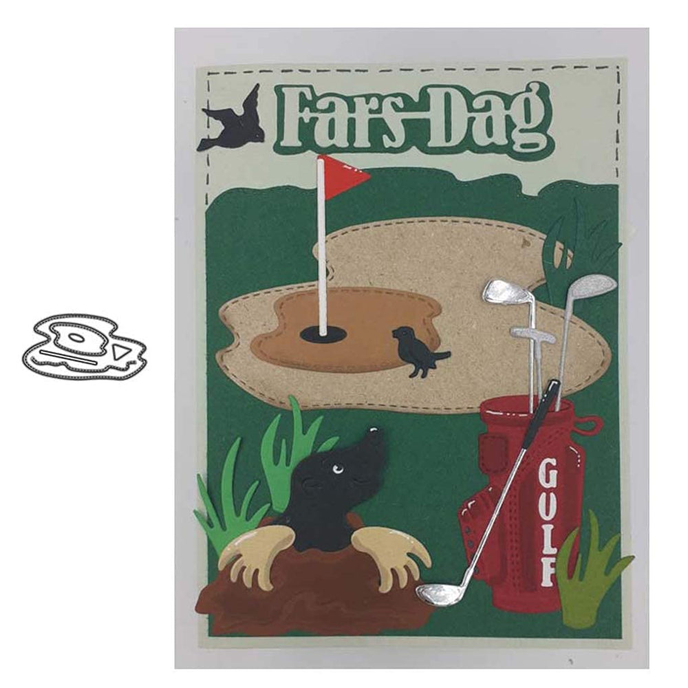 Golf Tools Metal Die Cuts,Cutting Dies for Card Making Clearance,Embossing Dies for Scrapbooking, DIY Album Paper Cards Art Craft Decoration