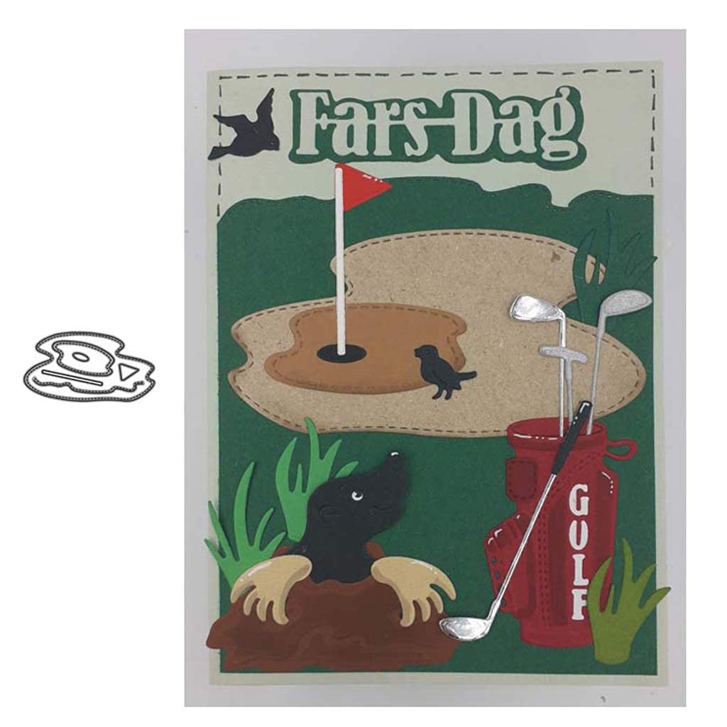 Golf Tools Metal Die Cuts,Cutting Dies for Card Making Clearance,Embossing Dies for Scrapbooking, DIY Album Paper Cards Art Craft Decoration