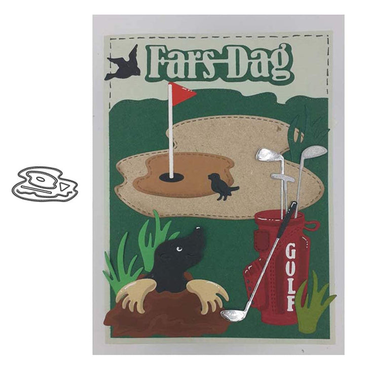 Golf Tools Metal Die Cuts,Cutting Dies for Card Making Clearance,Embossing Dies for Scrapbooking, DIY Album Paper Cards Art Craft Decoration